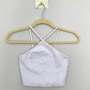 Zara white halter top